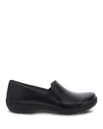 Slip Resistant Shoes Dansko Nora Cuir Femme Noir | FR 256ILH